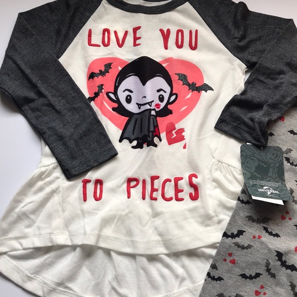 Little Monster- 2 piece set “love you to pieces” - Picture 4 of 4